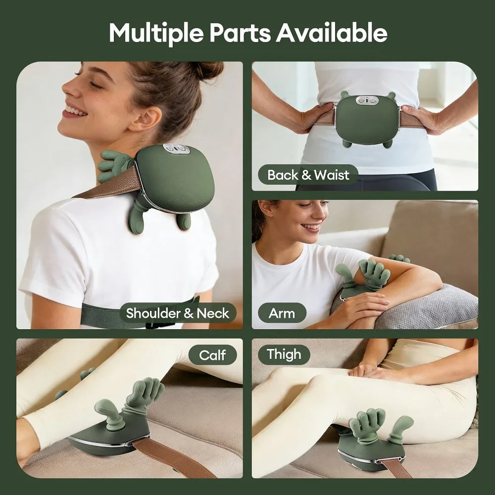 Wireless 4D Bionic Finger Neck Massager
