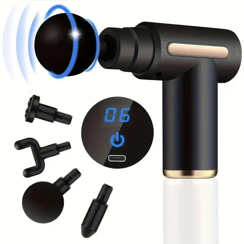 Pistol de Masaj Muscular Profesional – Recuperare & Relaxare Profundă