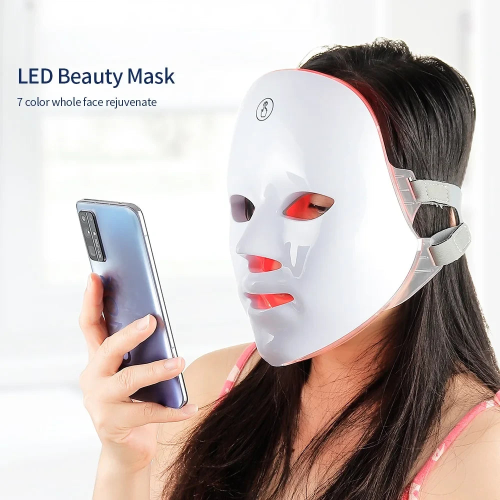 Wireless LED Light Therapy Facial Mask