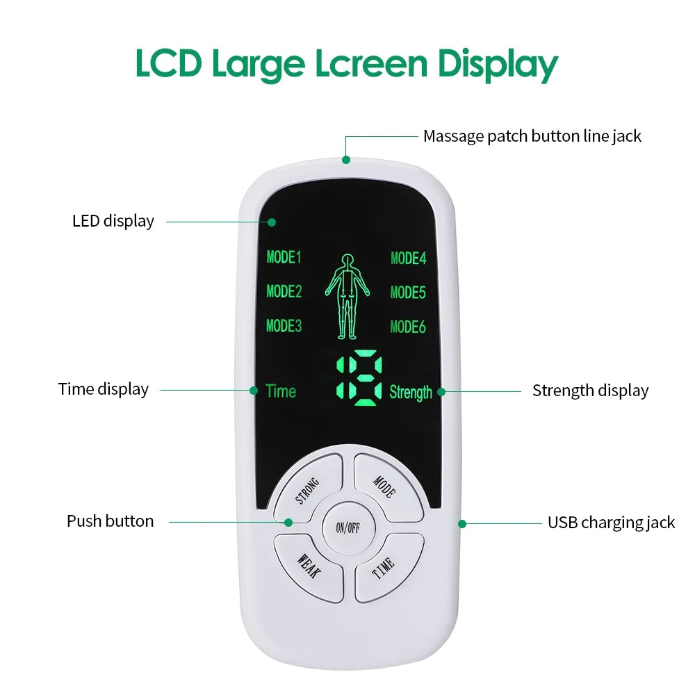 Digital Electric Muscle Stimulator Neck Massager