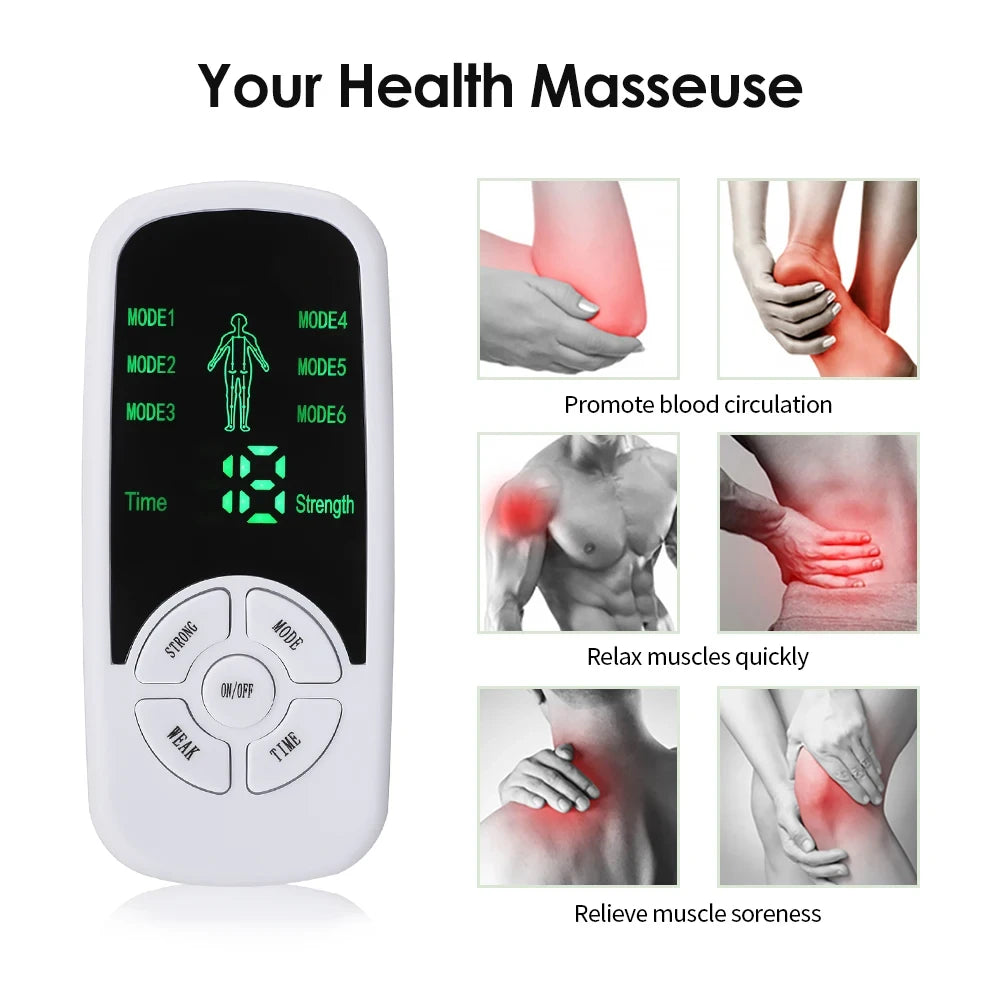 Digital Electric Muscle Stimulator Neck Massager