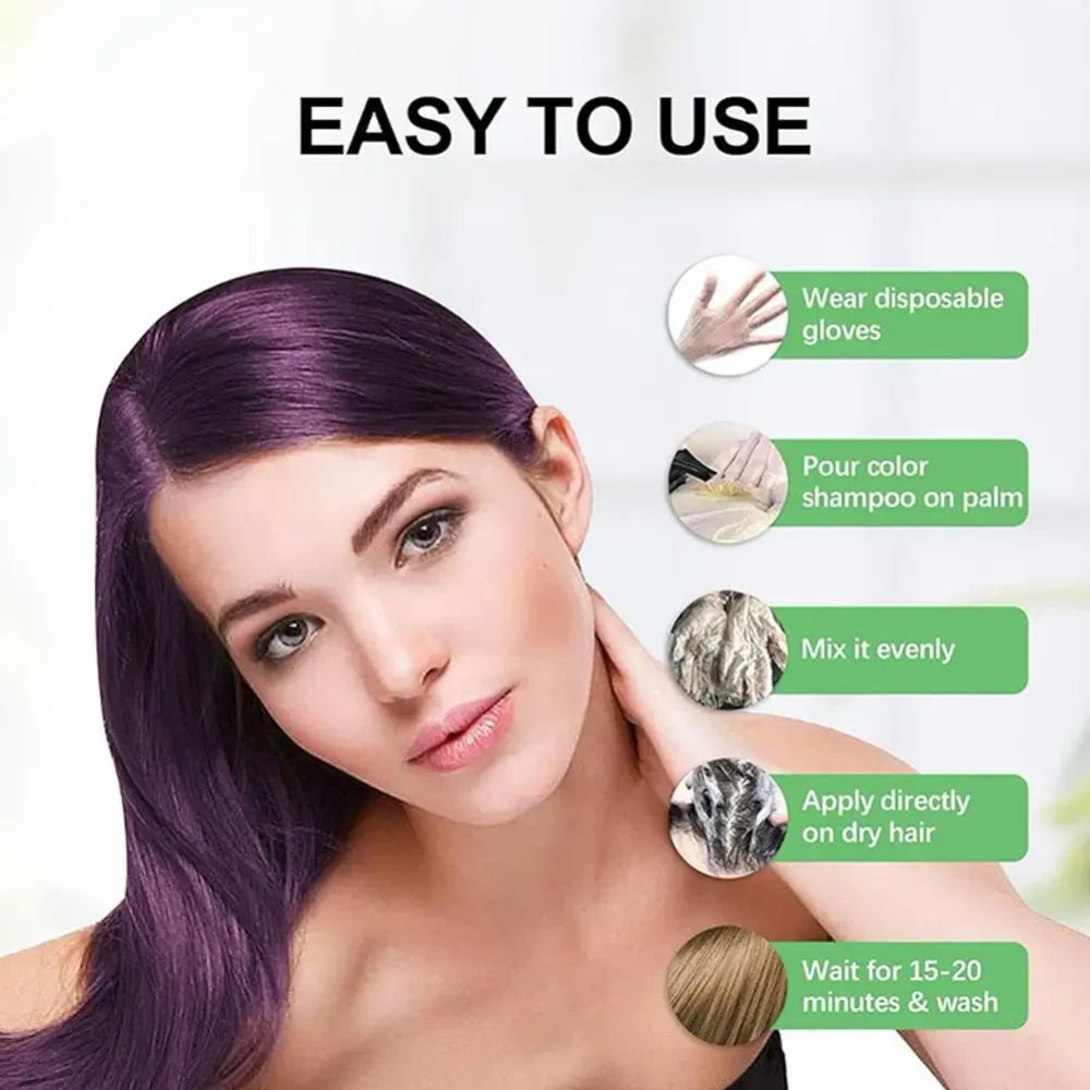 Hair Dye Shampoo For Gray Coverage