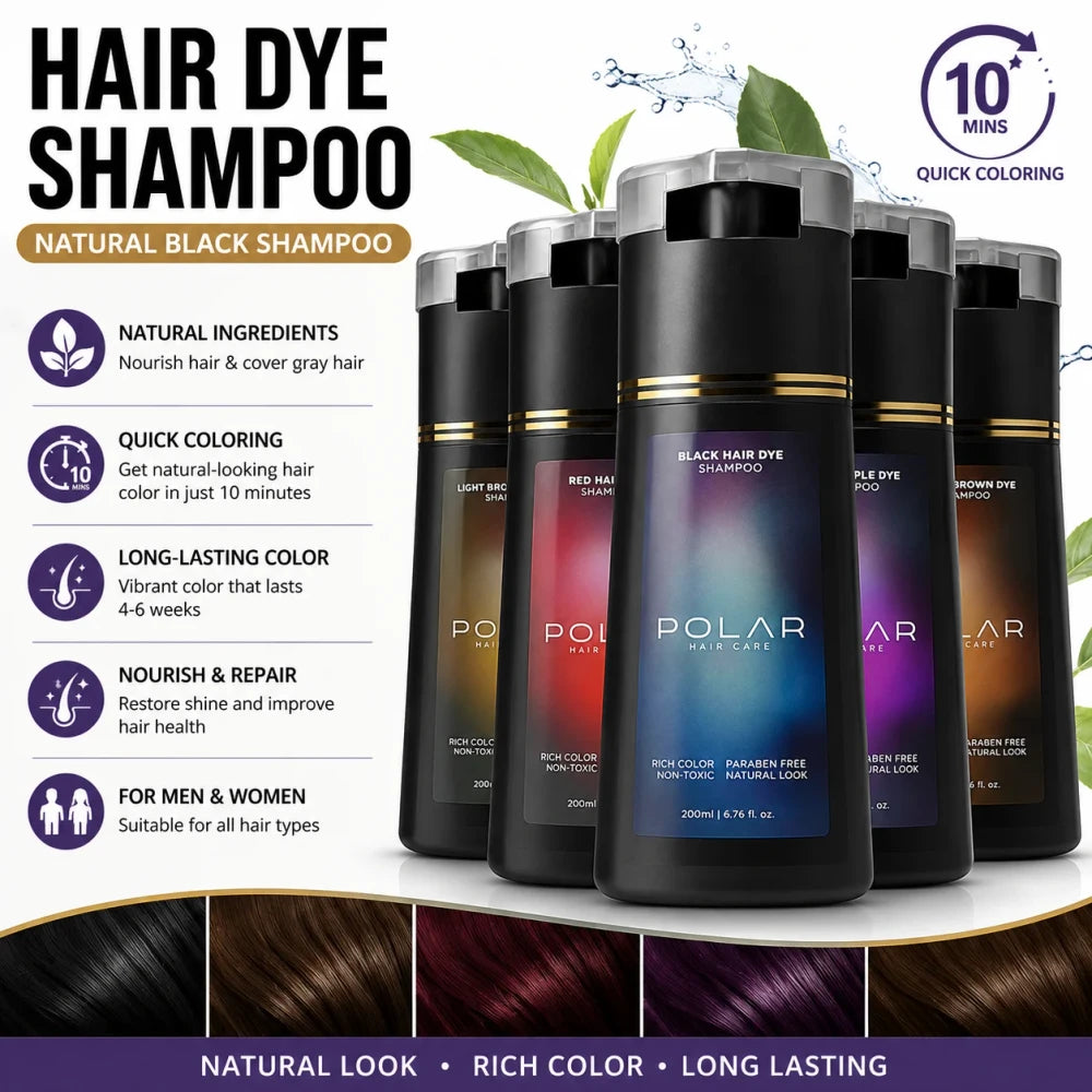 Hair Dye Shampoo For Gray Coverage